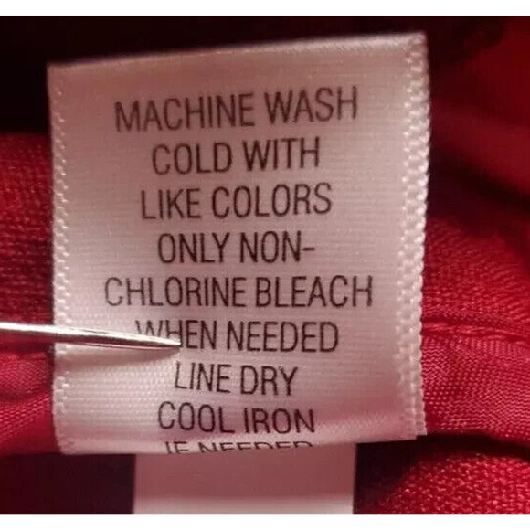 Croft & Barrow $65 XL‎ Red Burgundy Brocade Velvet Button Up Jacket Pockets - Picture 8 of 10